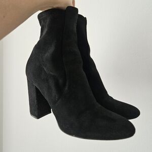 Aldo Black Suede Boots (Size 9)